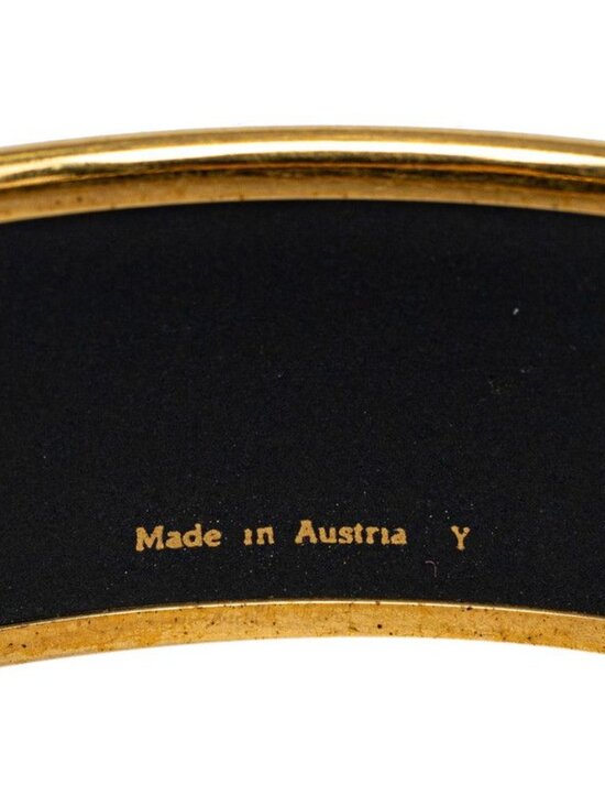 Hermes Enamel GM Cloisonne Indian Gold Blue Multicolor Plated Belt main image 4
